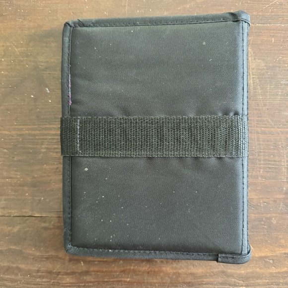 Five Star by Mead Mini Zippered Day Planner Binder Black 90s - Picture 4 of 9